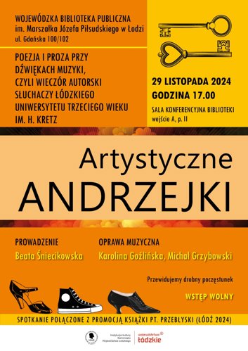 Artystyczne Andrzejki w Wojewódzkiej Bibliotece Publicznej w Łodzi